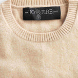 Sweater Cashmere Cuello Redondo Beige