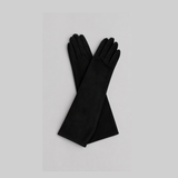 Guantes Largos Gamuza Negros