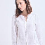 Blusa Dominga Lino Blanco