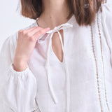 Blusa Dominga Lino Blanco