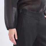 Pantalón Hilda Lino Negro
