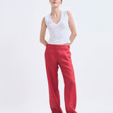Pantalón Hilda Lino Morango