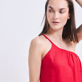 Vestido Atenea Lino Rojo