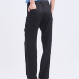 Pantalón 5 Pocket Lino Negro