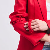 Chaqueta Lisboa Lino Morango