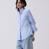 Camisa Adelaida Vichy Celeste