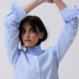 Camisa Adelaida Vichy Celeste