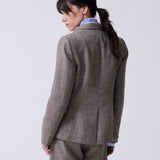 Blazer Roma Tramado Bicolor Café