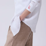Camisa Button - Down Lino Blanco