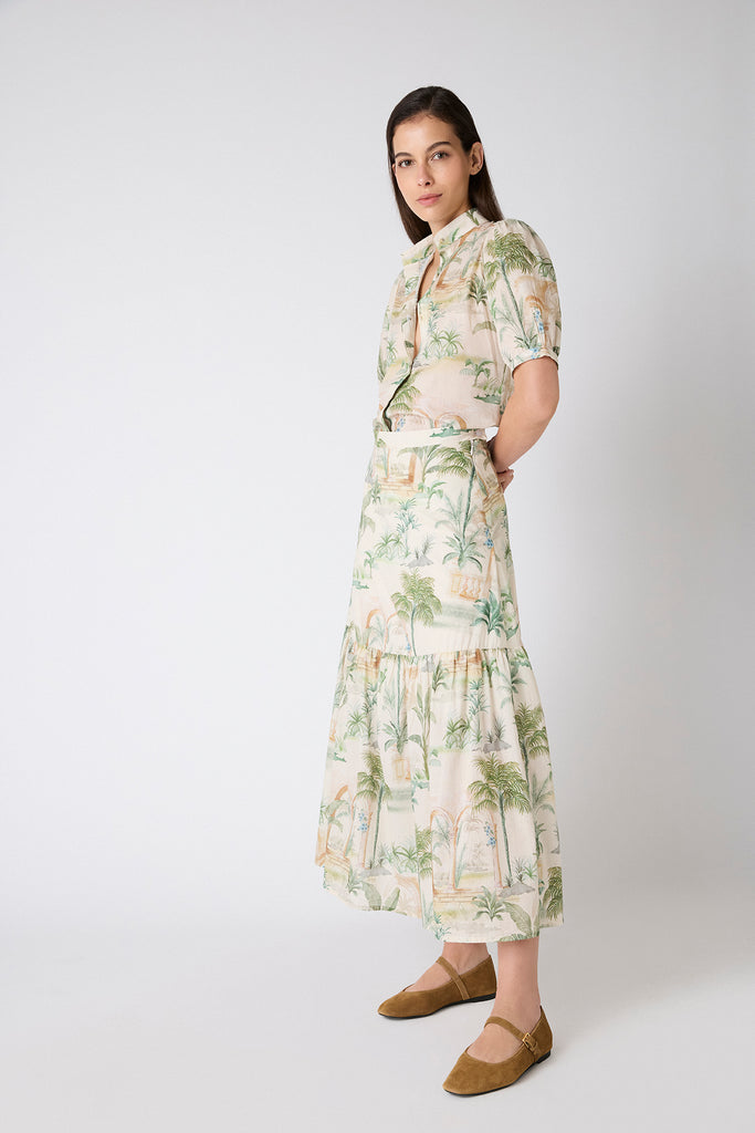 Pollera Posh Voile Botánico