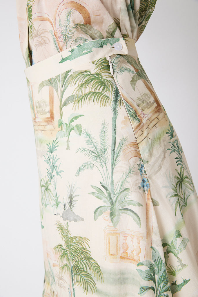 Pollera Posh Voile Botánico