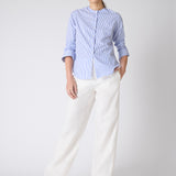 Camisa Paloma Rayada Azul