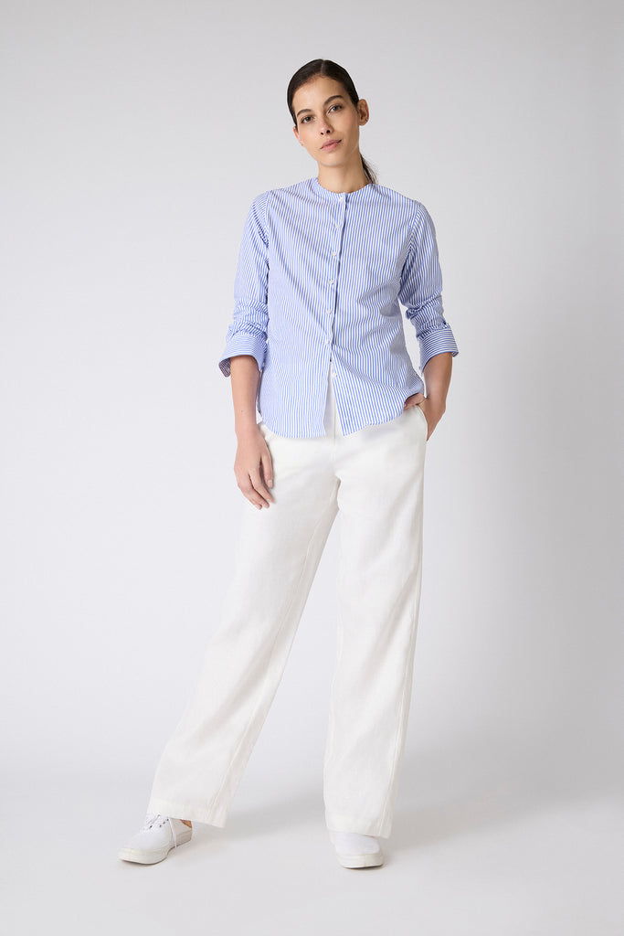 Camisa Paloma Rayada Azul