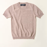 Sweater Cashmere Manga Corta Moka