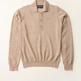 Sweater Cashmere Cuello Polo Visón