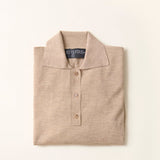 Sweater Cashmere Cuello Polo Visón