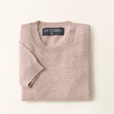 Sweater Cashmere Manga Corta Moka