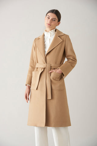 Abrigo Kate Camel hair