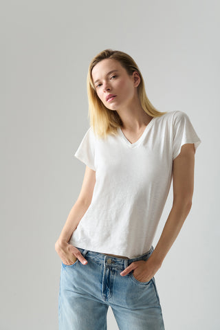 Polera Bondi en Pima Blanca