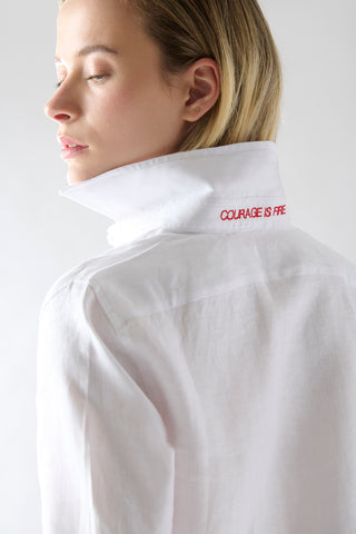 Luz Courage is Fire Lino Blanco Espiga