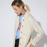Chaqueta Pintora Lino Formentera Crudo