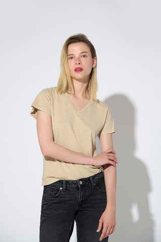 Polera Bondi en Pima Beige