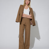 Blazer Roma Lino Stonewashed Avellana