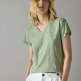Polera Bondi en Pima Matcha