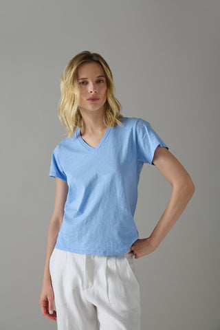 Polera Bondi en Pima Celeste