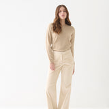 Pantalón Grace Cotelé Crudo