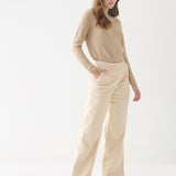 Pantalón Grace Cotelé Crudo