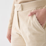 Pantalón Grace Cotelé Crudo