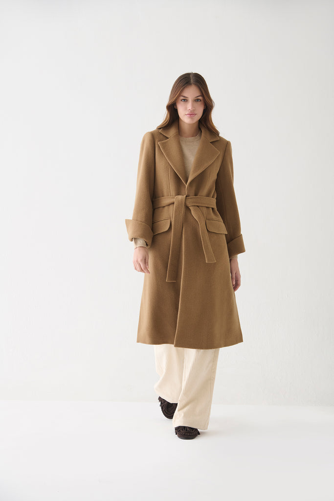 Abrigo Kate Camel