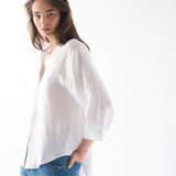 Camisa Sakai Lino Blanco