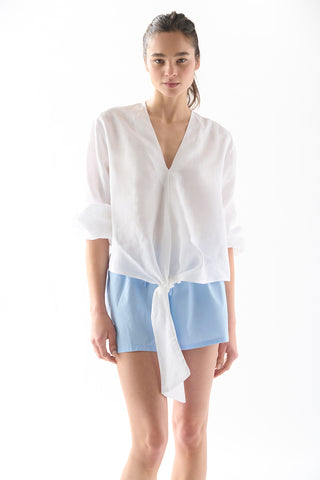 Blusa Eva Lino Blanco