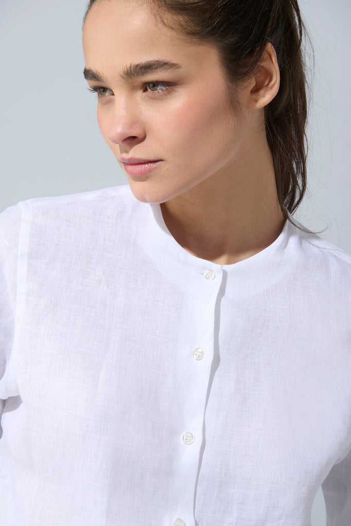 Camisa Paloma Lino Blanco - Edición Relanzamiento-