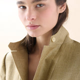 Blazer Roma Lino Espiga Tostado