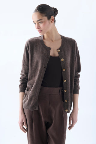Cardigan Cashmere Chocolate