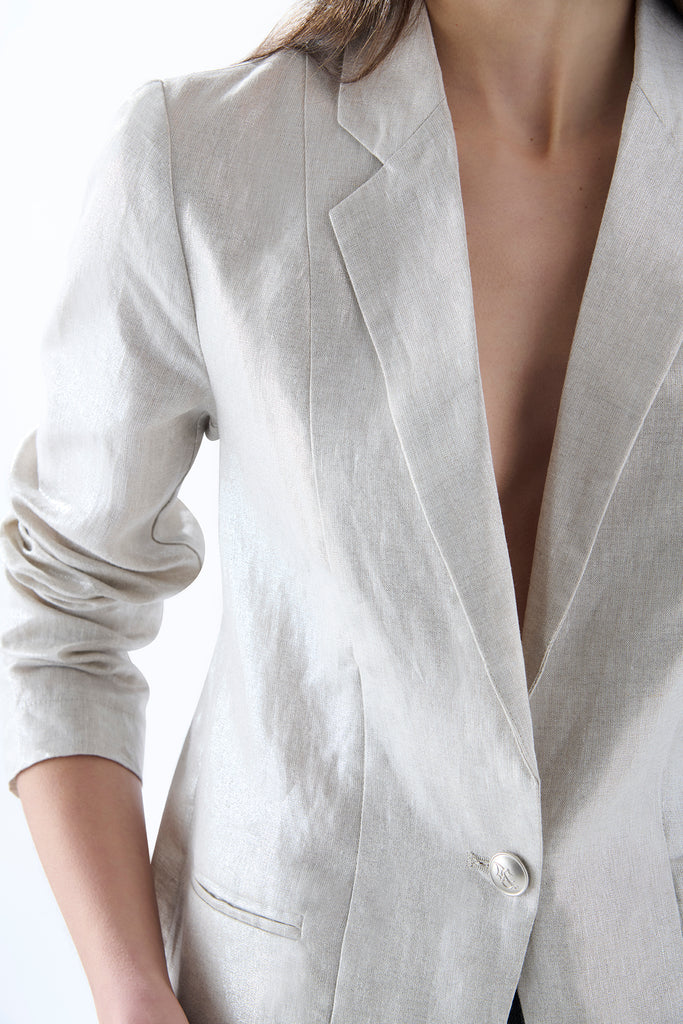 Blazer Sintra Lino Lurex