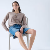 Cardigan Cashmere Moka