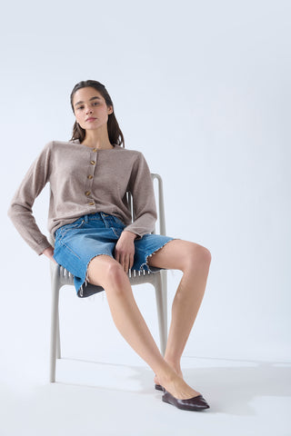 Cardigan Cashmere Moka