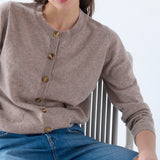 Cardigan Cashmere Moka