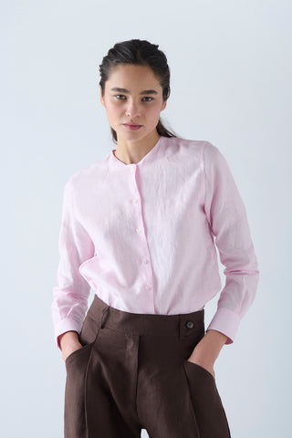 Camisa Paloma Lino Rosado - Edición Relanzamiento-