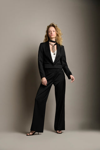 Chaqueta Smoking Corta Negra