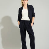 Pantalón Jogger Lana Textura Azul
