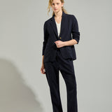 Pantalón Jogger Lana Textura Azul