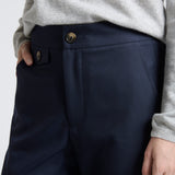 Pantalón Lorenzo Lana Super 140 Azul Marino
