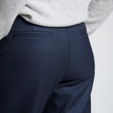 Pantalón Lorenzo Lana Super 140 Azul Marino