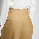 Pantalón Cristina Lana Super 140 Camel