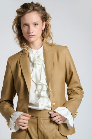 Blazer New Paris Lana Super 140 Camel